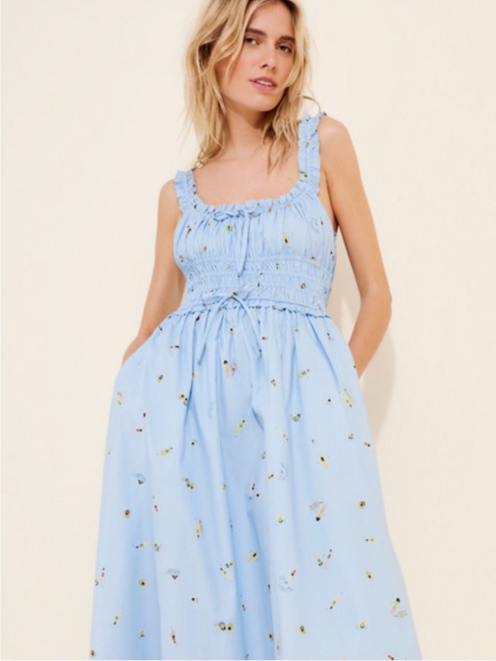 En Saison Zoey Swimmers Midi Dress Small